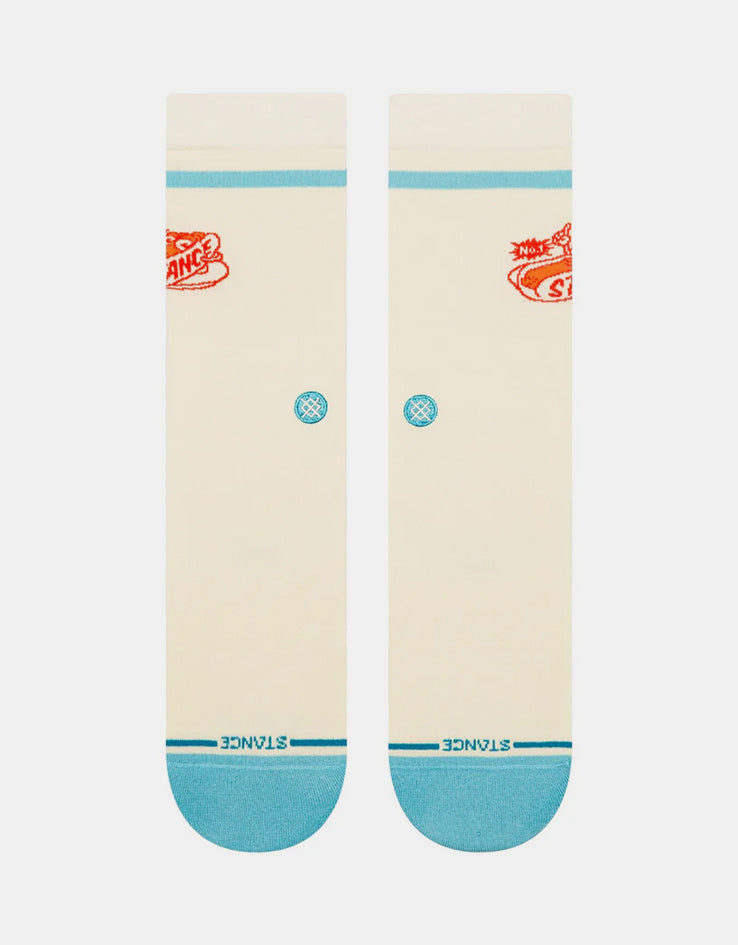 Stance Dog Crew Socks - Canvas