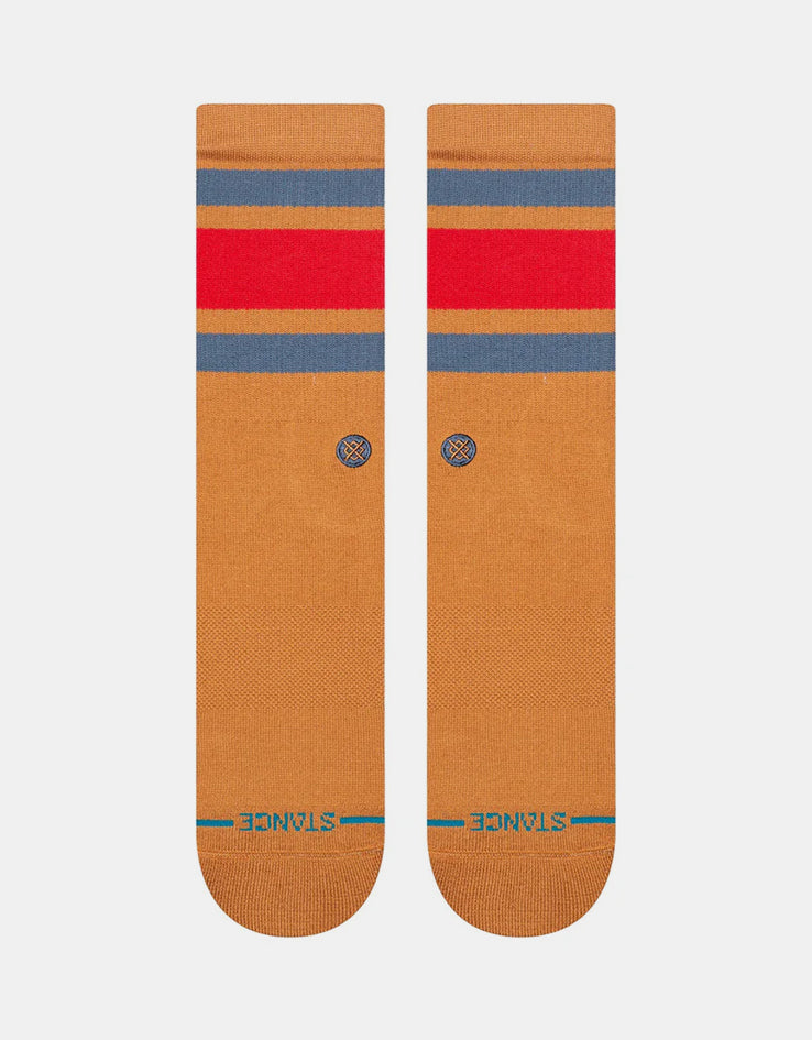 Stance Boyd ST Crew Socks - Tan/Brown