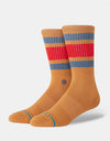 Stance Boyd ST Crew Socks - Tan/Brown