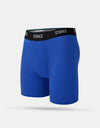 Stance Solid Poly Blend Boxer Shorts - Royal