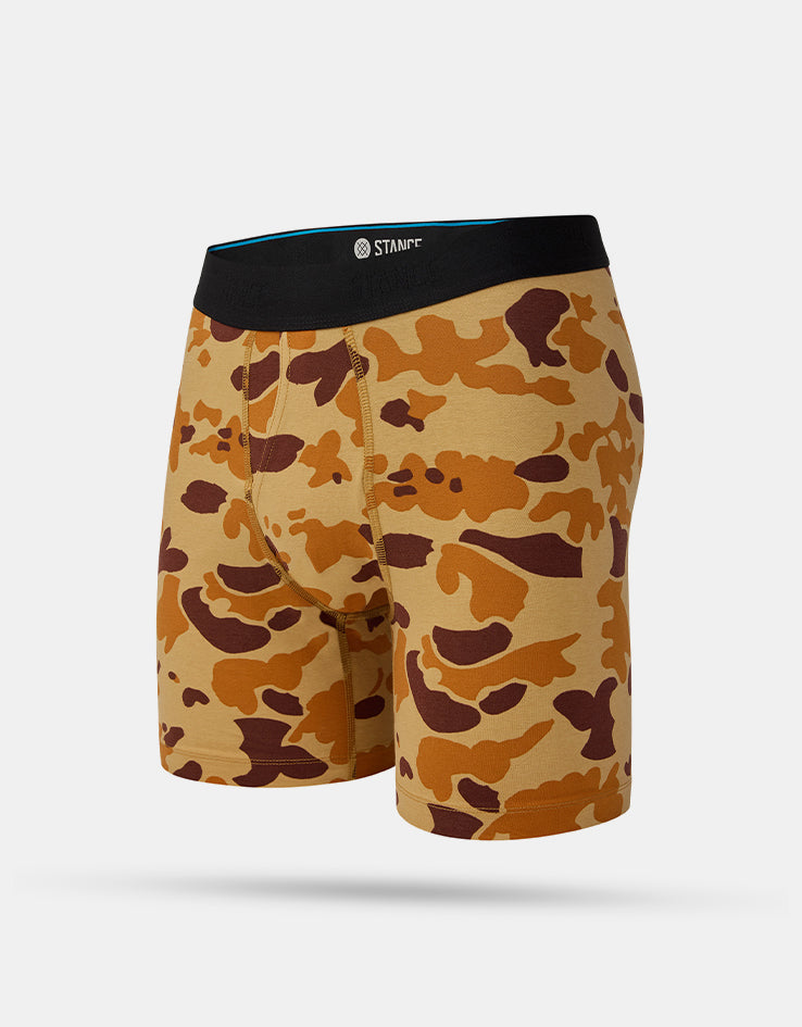 Stance Camo Boxer Shorts - Khaki