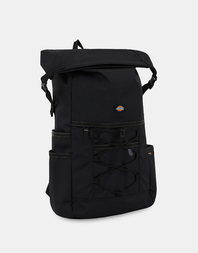 Dickies Ashville Utility Roll Top Backpack - Black
