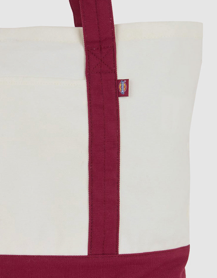 Dickies Logo Canvas Tote Bag - Tibetan Red