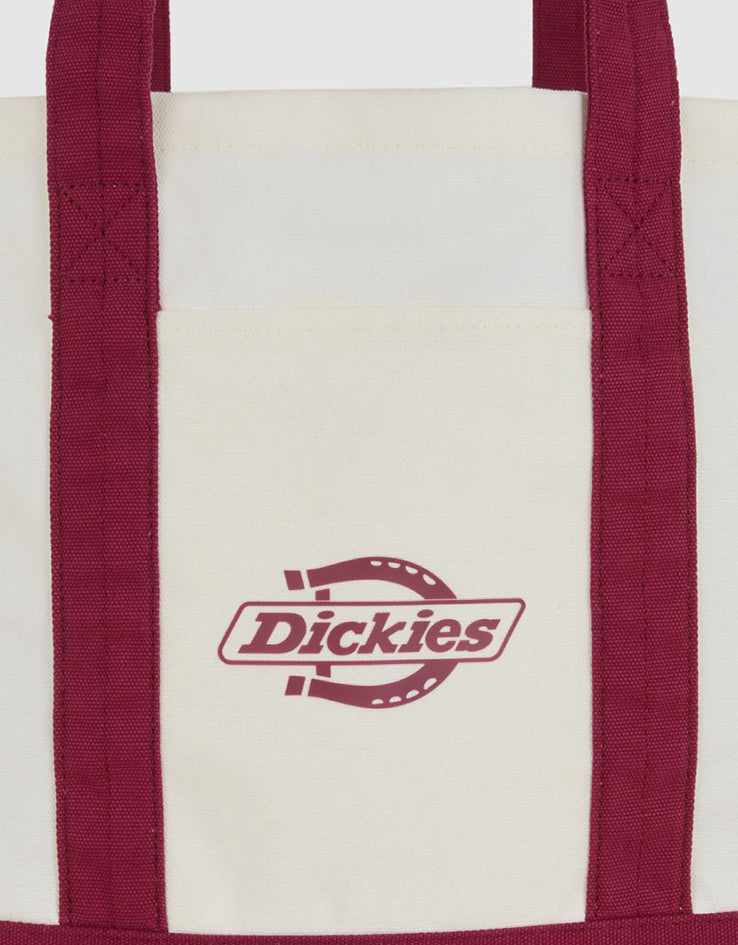 Dickies Logo Canvas Tote Bag - Tibetan Red