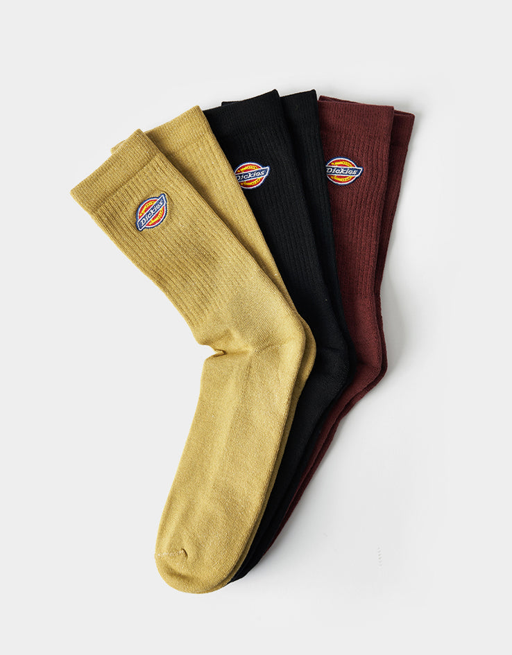 Dickies Valley Grove 3-Pack Socks - Andorra