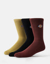 Dickies Valley Grove 3-Pack Socks - Andorra