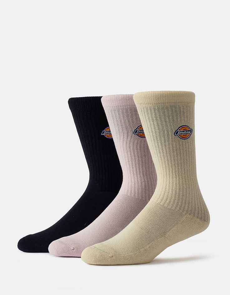 Dickies Valley Grove 3-Pack Socks - Wood Ash