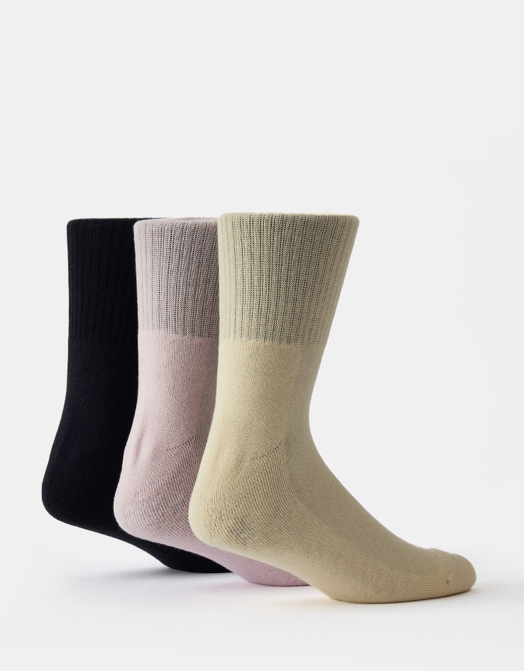 Dickies Valley Grove 3-Pack Socks - Wood Ash