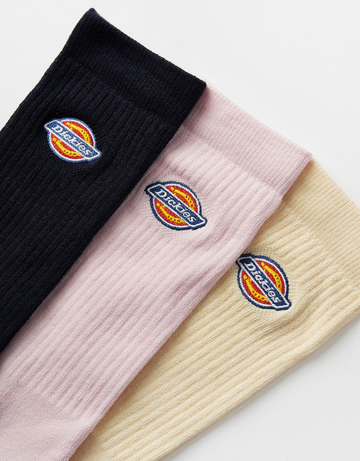 Dickies Valley Grove 3-Pack Socks - Wood Ash