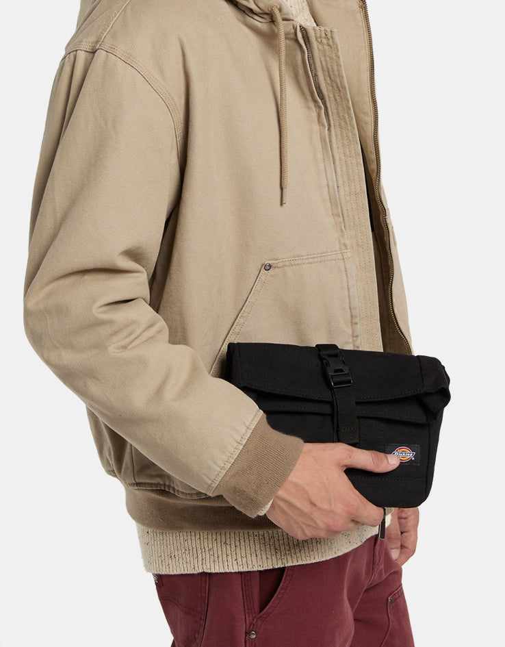 Dickies Lake Site Canvas Wash Bag - Black