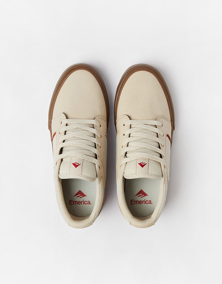 Emerica Cadence Skate Shoes - Tan/Gum