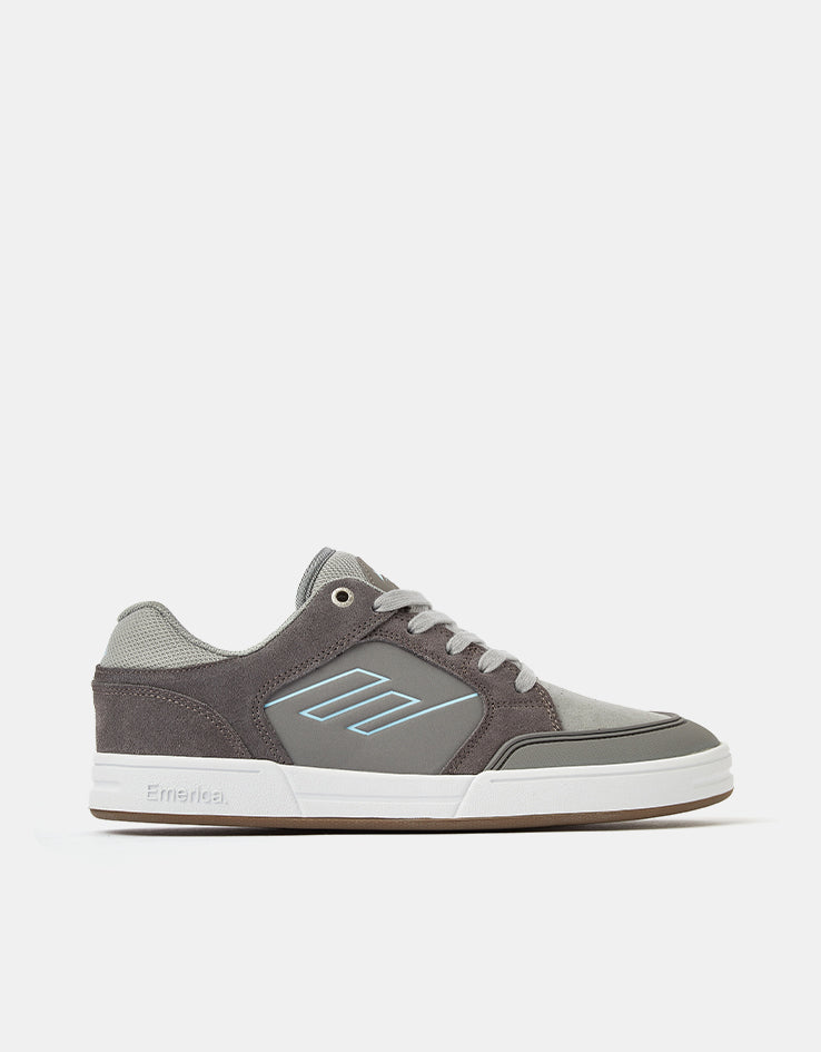 Emerica Heritic Skate Shoes - Grey/Light Grey