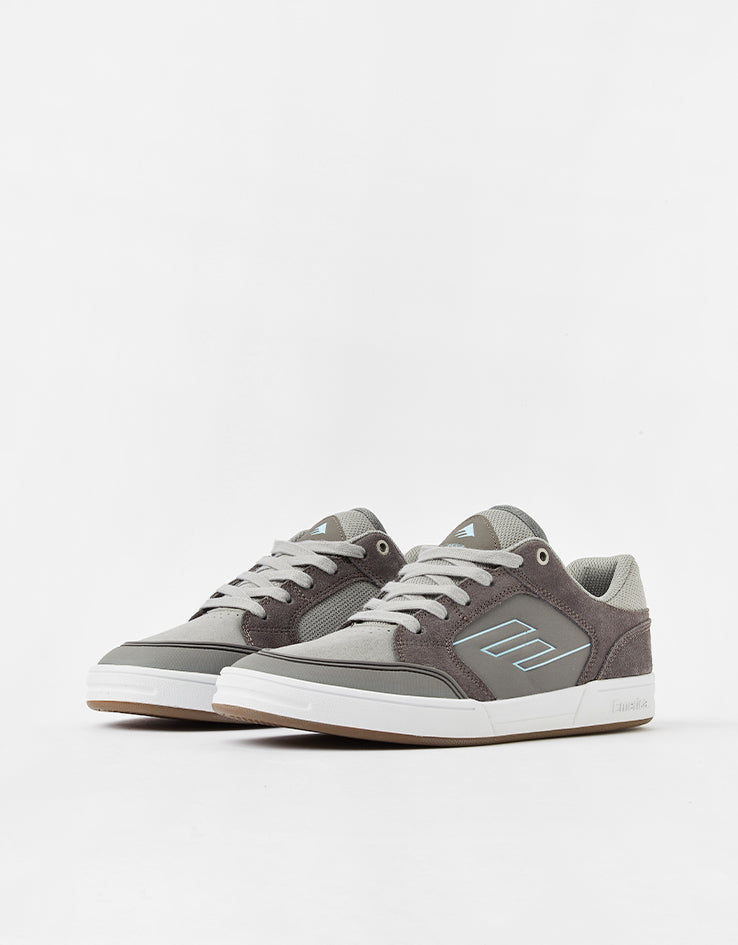 Emerica Heritic Skate Shoes - Grey/Light Grey
