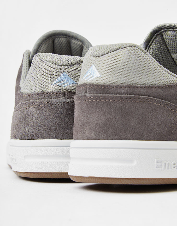 Emerica Heritic Skate Shoes - Grey/Light Grey