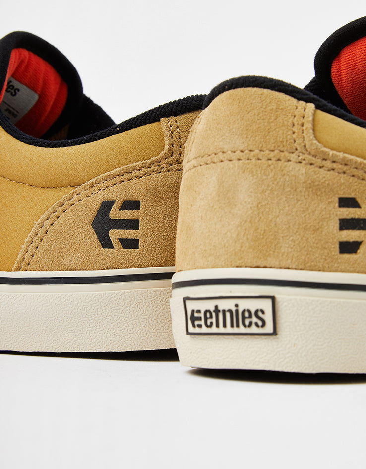 etnies Barge LS Skate Shoes - Tan/Brown/Orange