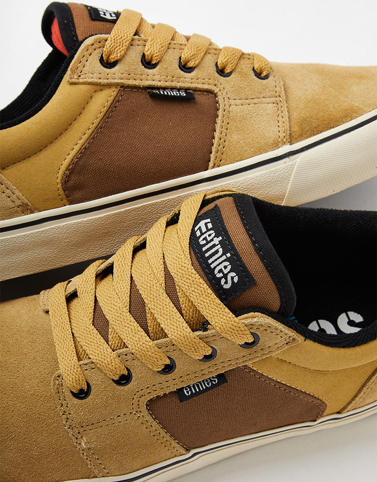 etnies Barge LS Skate Shoes - Tan/Brown/Orange