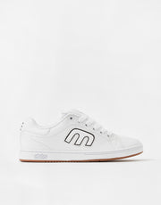 etnies Callicut Skate Shoes - White/Black