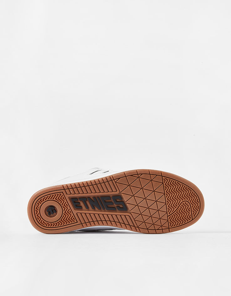 etnies Callicut Skate Shoes - White/Black