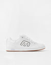 etnies Callicut Skate Shoes - White/Black