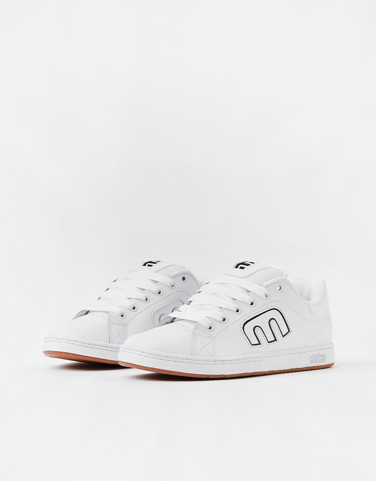 etnies Callicut Skate Shoes - White/Black