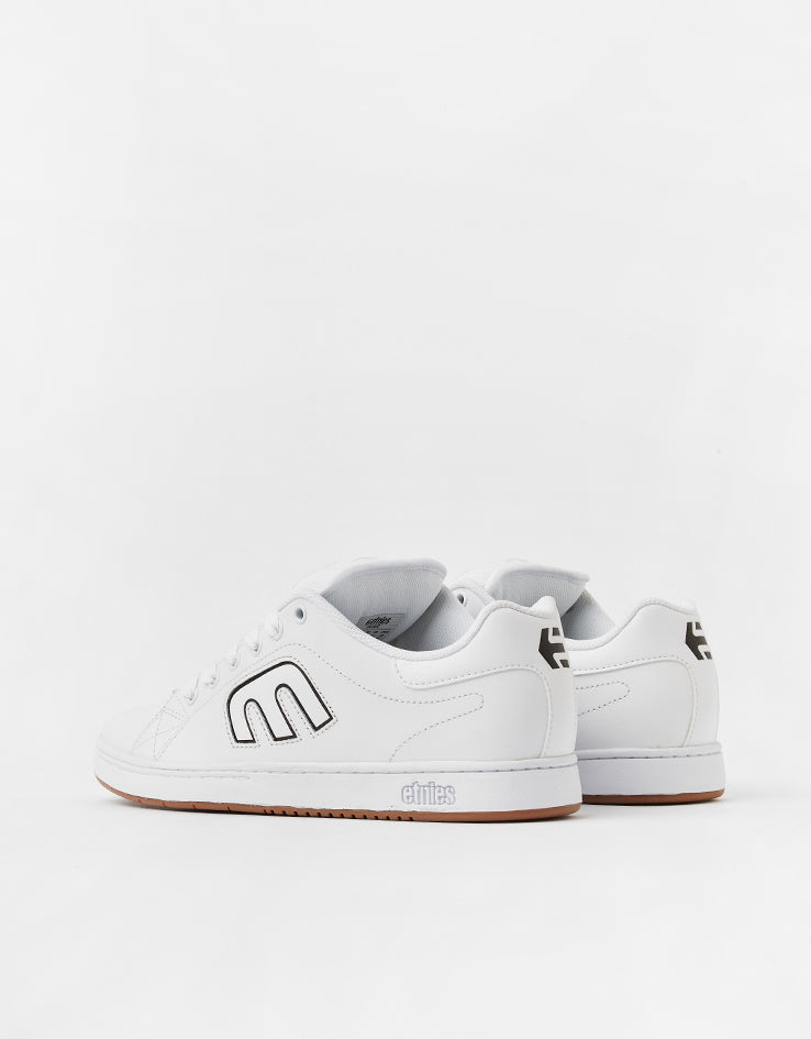 etnies Callicut Skate Shoes - White/Black