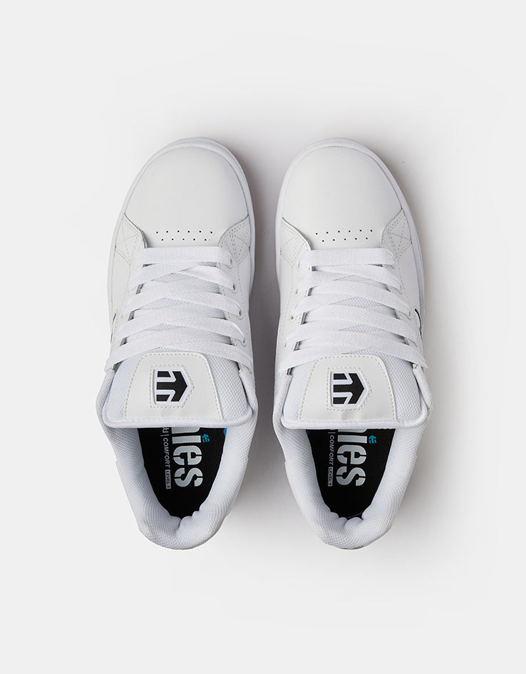 etnies Callicut Skate Shoes - White/Black