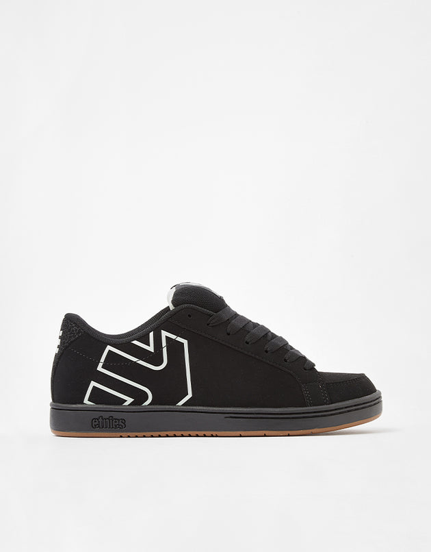 etnies Kingpin 2 Skate Shoes - Black/Black/Silver