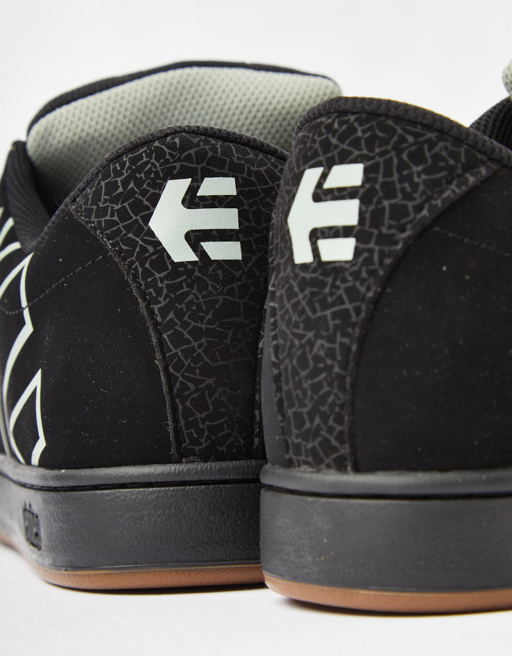 etnies Kingpin 2 Skate Shoes - Black/Black/Silver