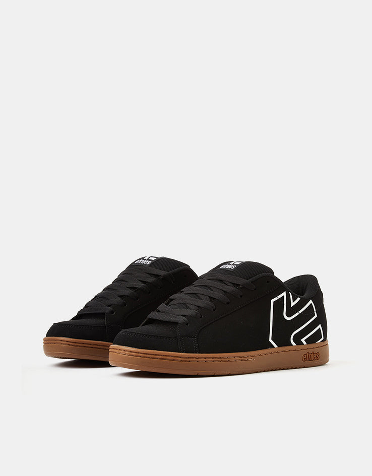etnies Kingpin 2 Skate Shoes - Black/White/Gum