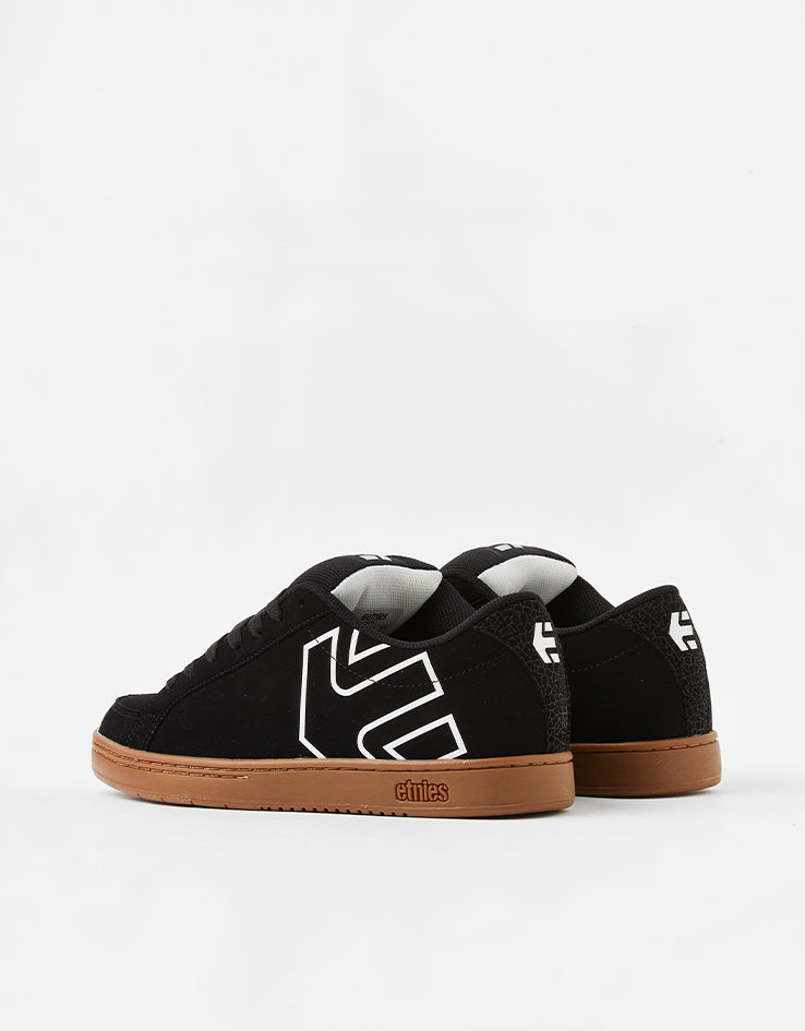 etnies Kingpin 2 Skate Shoes - Black/White/Gum