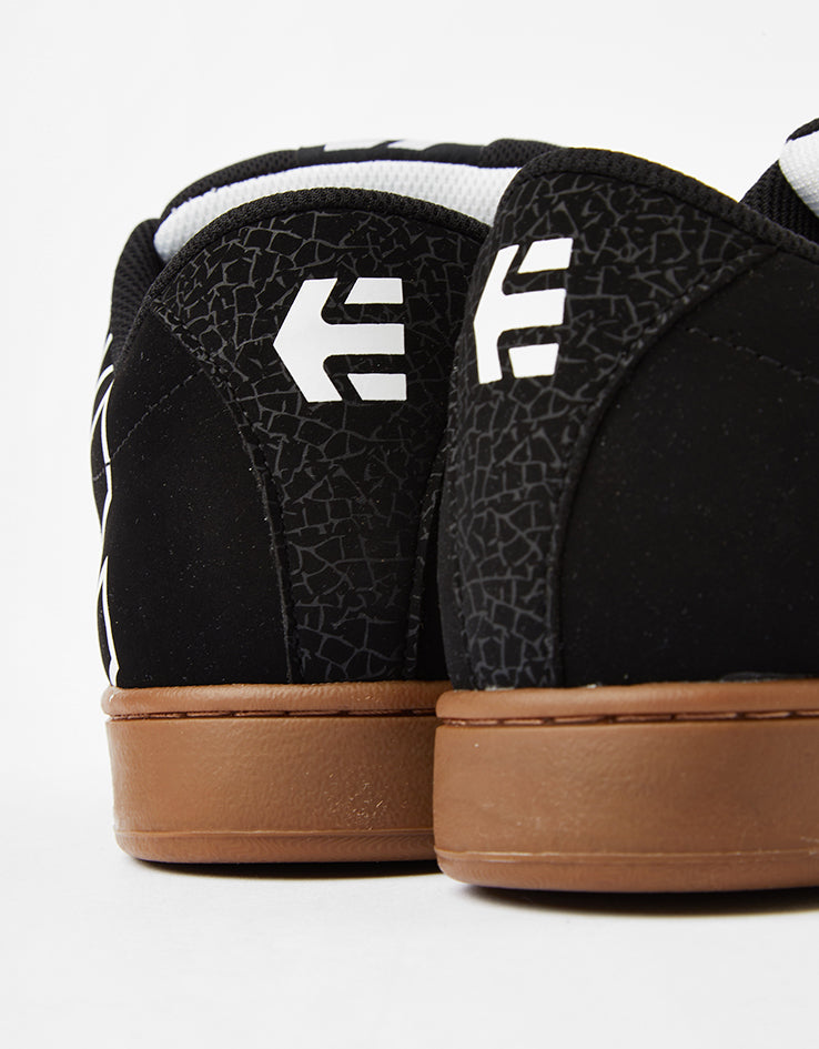 etnies Kingpin 2 Skate Shoes - Black/White/Gum