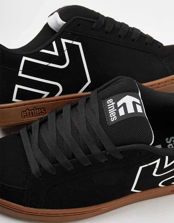 etnies Kingpin 2 Skate Shoes - Black/White/Gum
