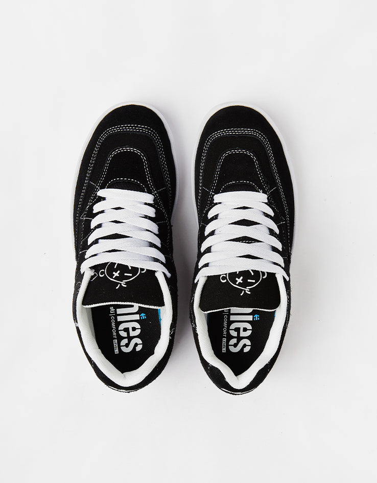 etnies Snake Skate Shoes - Black/White
