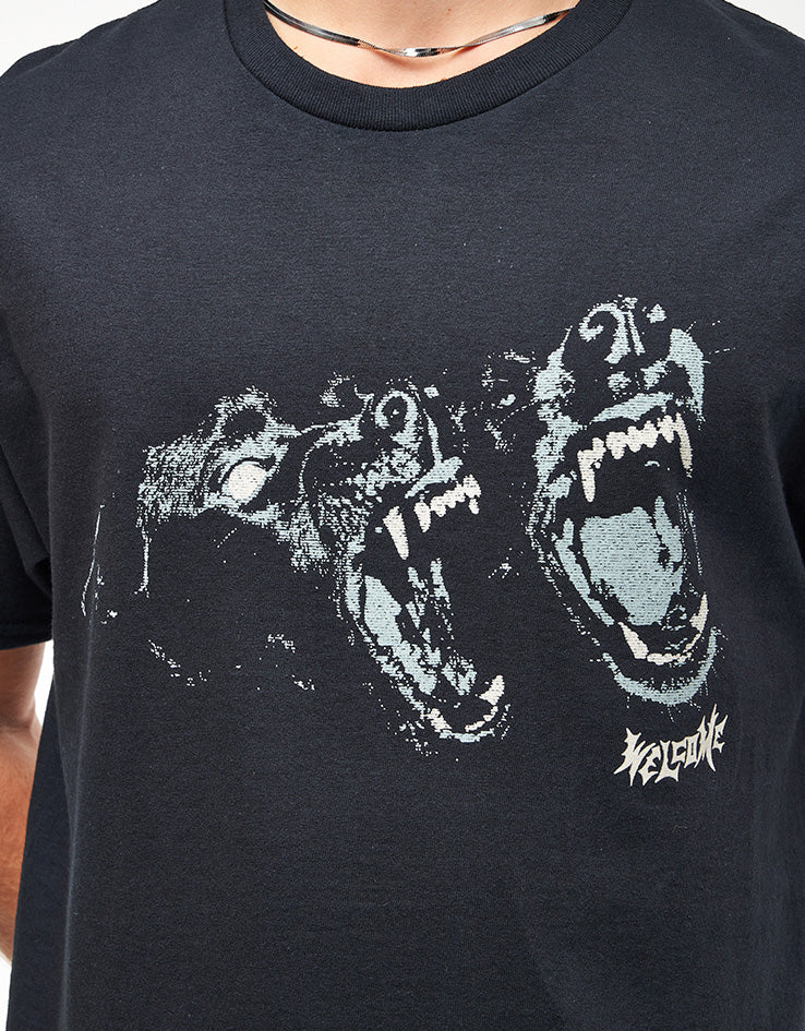 Welcome Woof T-Shirt - Black