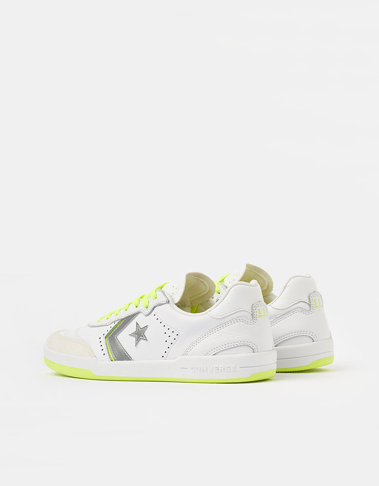 Converse Louie Lopez Pro 2 Skate Shoes - White/White/Volt