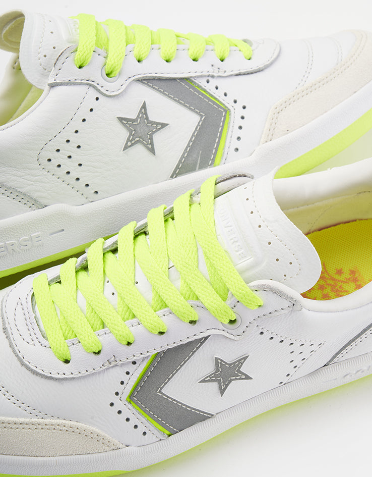 Converse Louie Lopez Pro 2 Skate Shoes - White/White/Volt