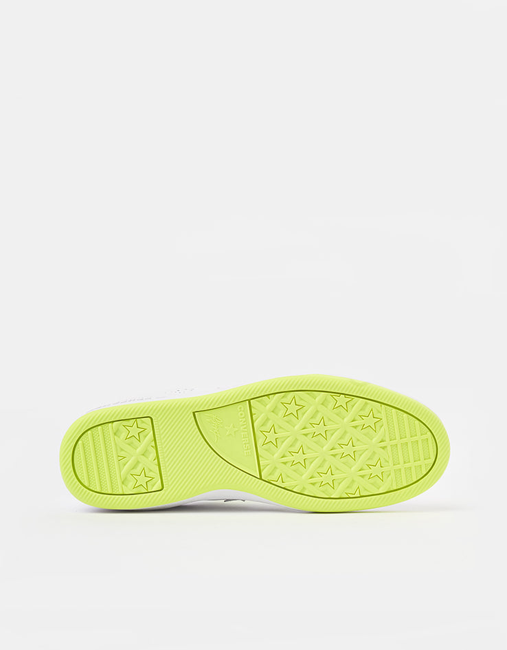 Converse Louie Lopez Pro 2 Skate Shoes - White/White/Volt