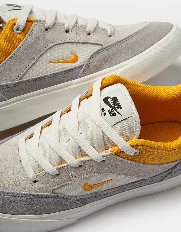 Nike SB Malor PS Kids Skate Shoes - Platinum Tint/University Gold-Wolf