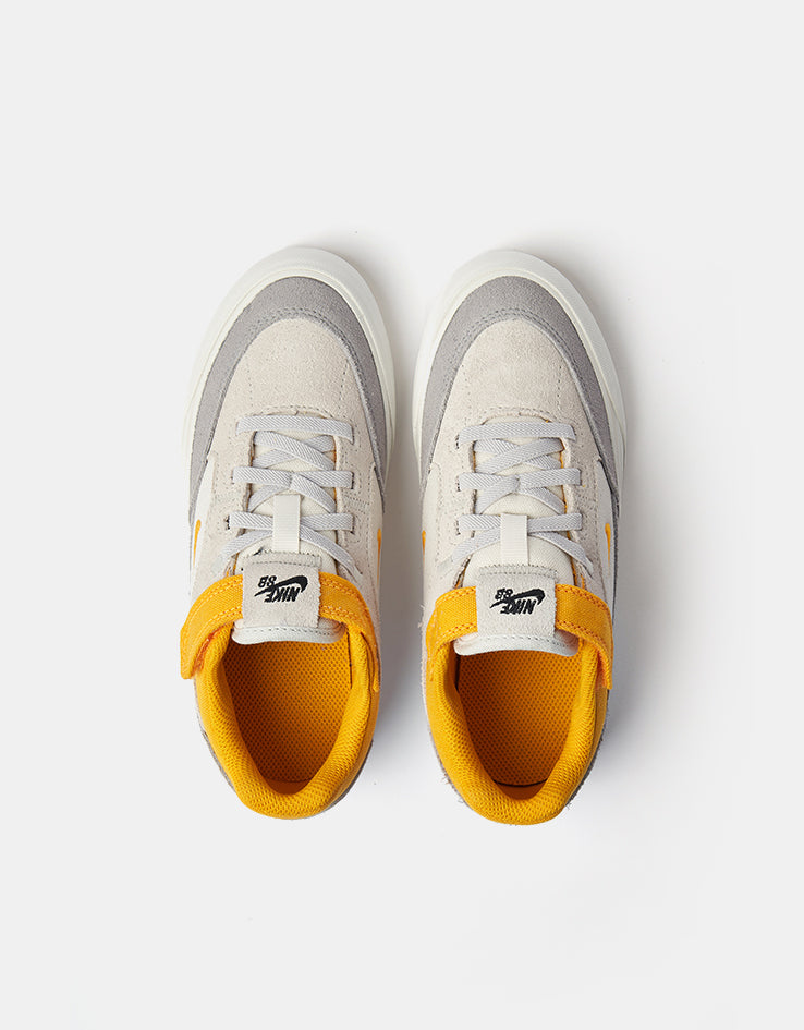 Nike SB Malor TD Kids Skate Shoes - Platinum Tint/University Gold-Wolf