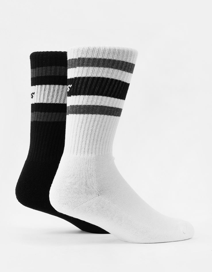 Dickies Genola 2 Pack Crew Socks - Black