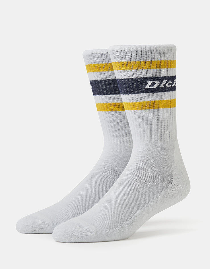 Dickies Genola 2 Pack Crew Socks - White