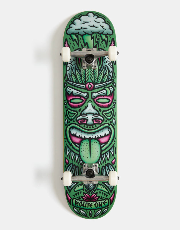 Route One Tiki Complete Skateboard - 8"
