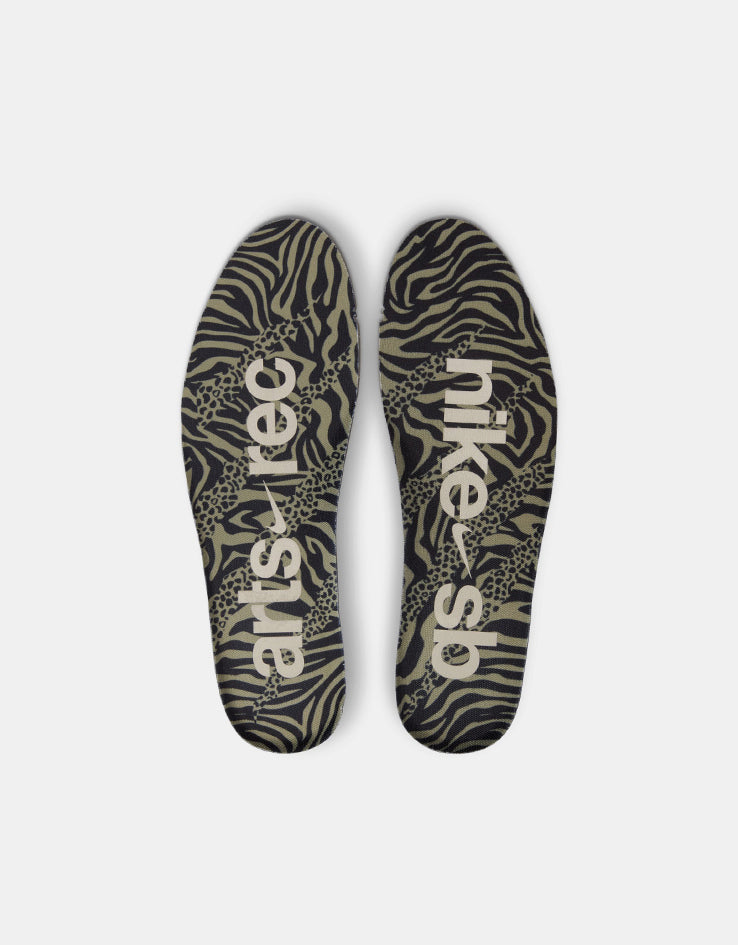 Nike SB 'Arts-Rec' Air Trainer 1 Skate Shoes - Limestone/Pink Quartz-Earth-Dusty Peach