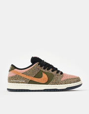 Nike SB 'Arts-Rec' Dunk Low Pro Skate Shoes - Khaki/Amber Brown-Rough Green-Rust Pink
