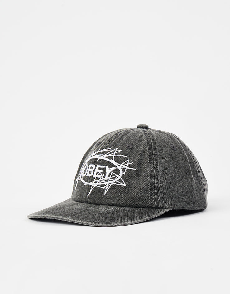Obey Duster 6 Panel Cap - Pigment Black