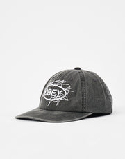 Obey Duster 6 Panel Cap - Pigment Black