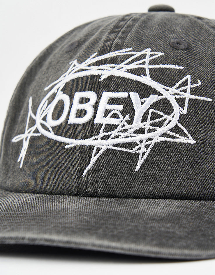 Obey Duster 6 Panel Cap - Pigment Black