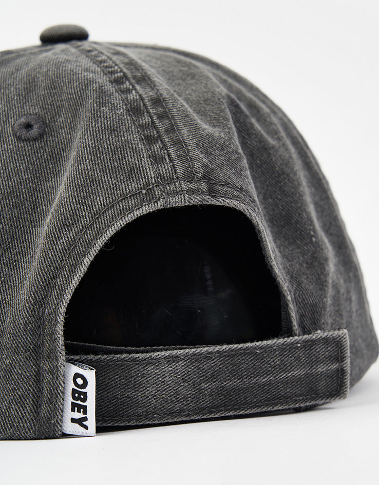 Obey Duster 6 Panel Cap - Pigment Black