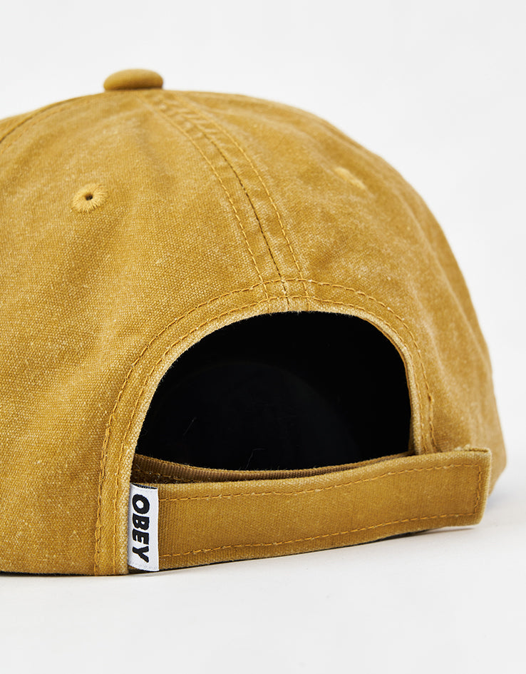 Obey Pigment Obey Corp 6 Panel Cap - Pigment Mustard Multi