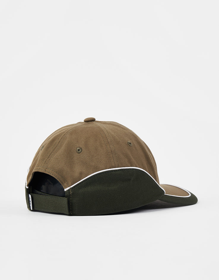 Obey Rewind 6 Panel Cap - Olive Multi